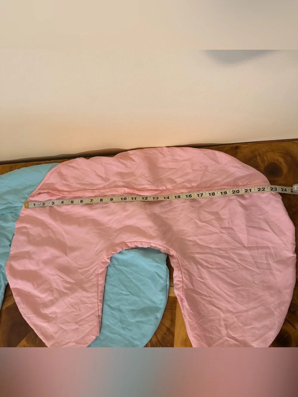 Nursing Pillow Covers Pillowcases Pair Pink Blue Biloban Infants